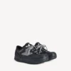 Hamptons Plateau-Sneaker für Damen in Schwarz