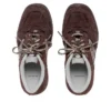 Hamptons Suede Sneaker „Dark Brown Grey“ 841765WHPSU2290WHITE