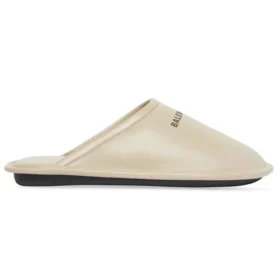 Hausschuhe aus Kalbsleder „Beige“ 736288WB7212010