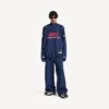 Herren-3B-Fußball-Jacke in neuem Dunkelblau