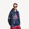 Herren-3B-Poloshirt mit Hoodie in Dunkelblau Herren-3B-Poloshirt mit Hoodie in Dunkelblau