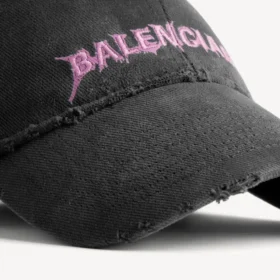 Herren-Baseballkappe „DIY Balenciaga“ in Schwarz
