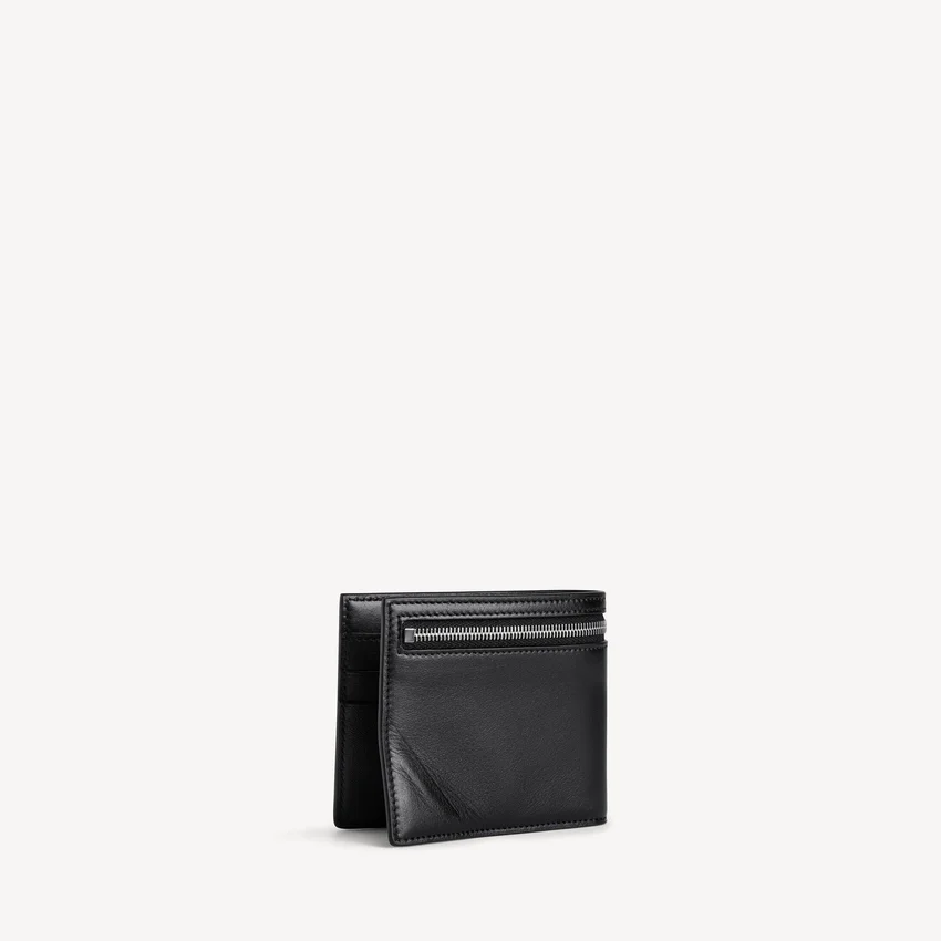 Herren-Brieftasche „Rodeo“ im quadratischen Faltformat in Schwarz Herren-Brieftasche „Rodeo“ im quadratischen Faltformat in Schwarz