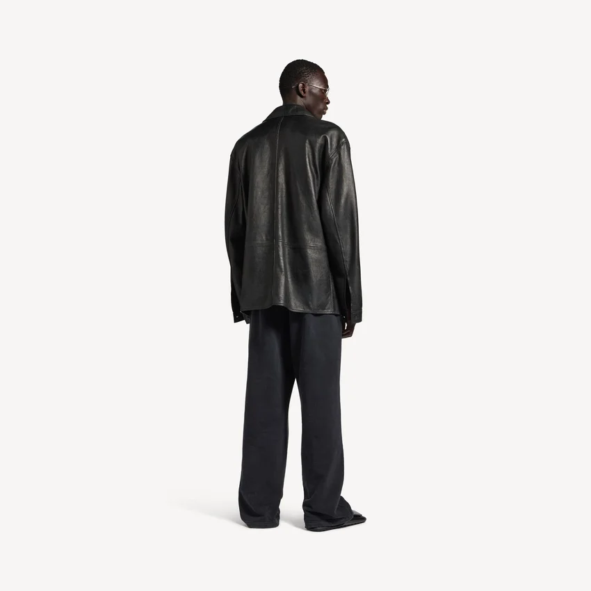 Herren-Carcoat-Jacke in Schwarz Herren-Carcoat-Jacke in Schwarz