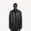 Herren-Carcoat-Jacke in Schwarz Herren-Carcoat-Jacke in Schwarz