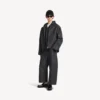 Herren-Denim-Jacke mit Kapuze in Raw Indigo Herren-Denim-Jacke mit Kapuze in Raw Indigo
