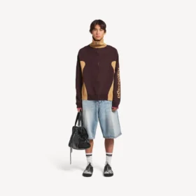 Herren-Denim-Shorts aus gebleichtem Hellblau mit Stay-Press-Effekt