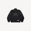 Herren-Fußball-Jacke 3b in Schwarz