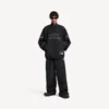 Herren-Fußball-Jacke 3b in Schwarz