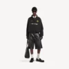 Herren-Fußball-Jacke in Schwarz