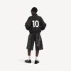 Herren-Fußball-Jacke in Schwarz