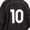 Herren-Fußball-Jacke in Schwarz