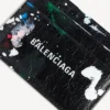 Herren-Geldbörse in Schwarz/Mehrfarbig Herren-Geldbörse in Schwarz/Mehrfarbig