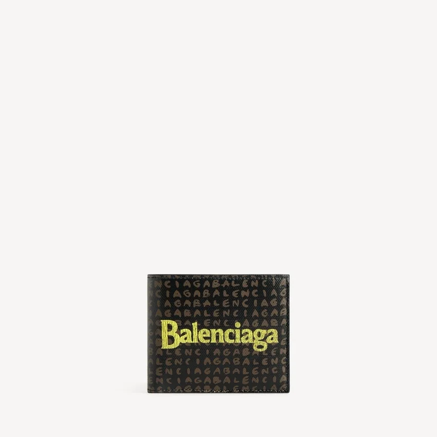 Herren-Geldbörse „Select“ in quadratischer Faltform, schwarz Herren-Geldbörse „Select“ in quadratischer Faltform, schwarz