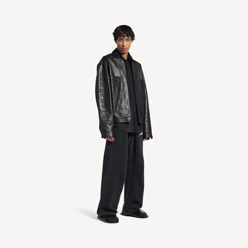 Herren-Hemdjacke in Schwarz Herren-Hemdjacke in Schwarz