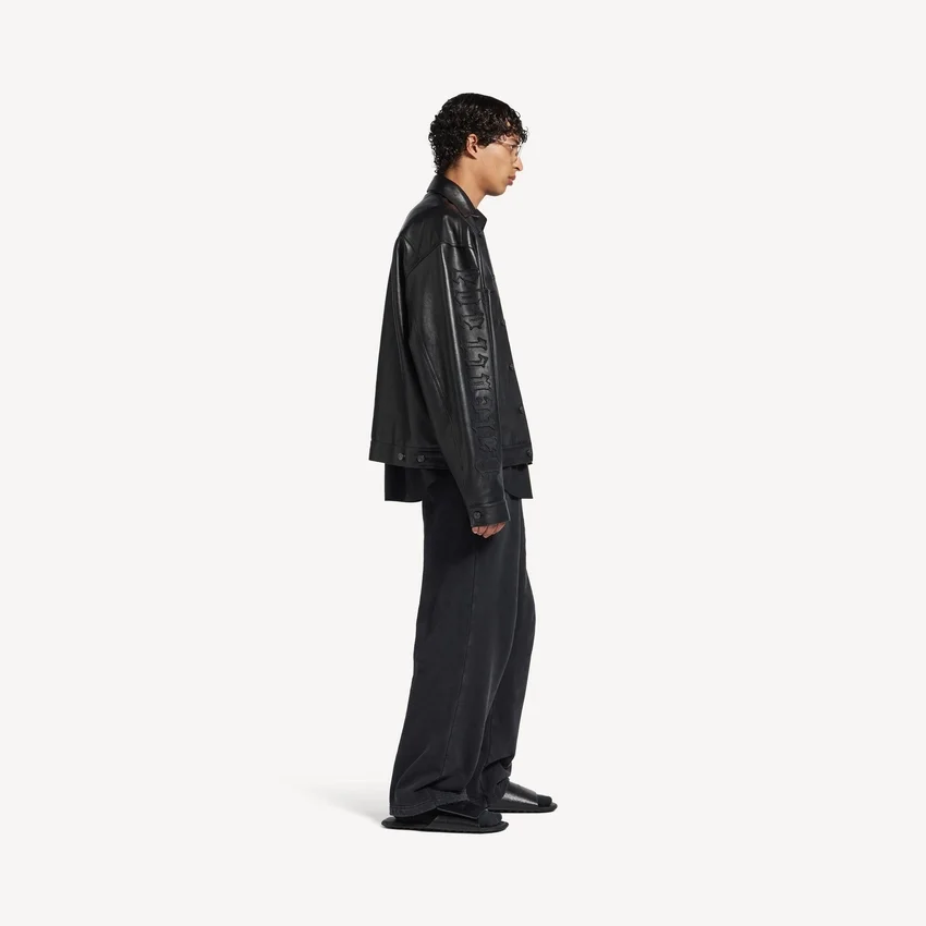 Herren-Hemdjacke in Schwarz Herren-Hemdjacke in Schwarz