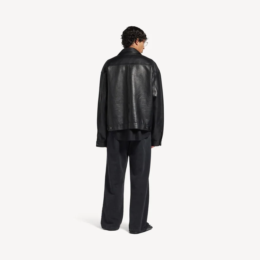 Herren-Hemdjacke in Schwarz Herren-Hemdjacke in Schwarz