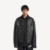 Herren-Hemdjacke in Schwarz Herren-Hemdjacke in Schwarz