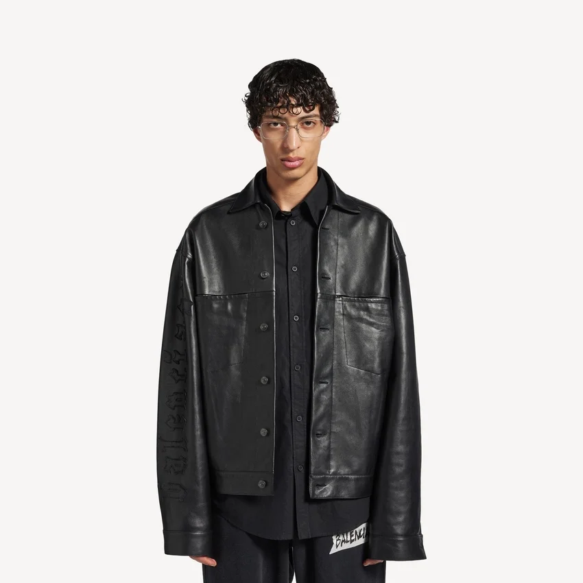 Herren-Hemdjacke in Schwarz Herren-Hemdjacke in Schwarz