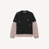 Herren-Hybrid-Doppel-T-Shirt „520 Stickers“ in Schwarz/Grün Herren-Hybrid-Doppel-T-Shirt „520 Stickers“ in Schwarz/Grün