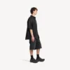 Herren-Hybrid-Kurzarmhemd „The Door“ aus Denim in Schwarz Herren-Hybrid-Kurzarmhemd „The Door“ aus Denim in Schwarz