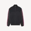 Herren-Hybrid-Pullover mit Reißverschluss in Dunkelgrau Herren-Hybrid-Pullover mit Reißverschluss in Dunkelgrau