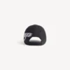 Herren-Kappe „Cursive“ in gewaschenem Schwarz