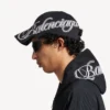 Herren-Kappe „Cursive“ in gewaschenem Schwarz
