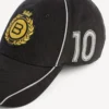 Herren-Kappe mit Marinewappen in Schwarz Herren-Kappe mit Marinewappen in Schwarz