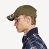 Herren-Kappe mit Masking-Tape-Motiv in Khaki Herren-Kappe mit Masking-Tape-Motiv in Khaki