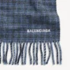 Herren-Kapuzenschal in Blau