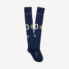 Herren-Langsocken mit Marinewappen in Marineblau