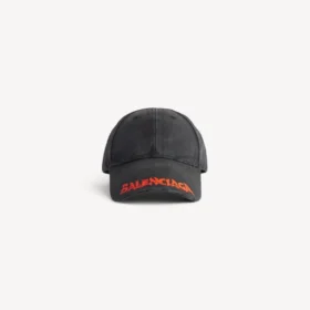Herren-Logo-Kappe in Schwarz