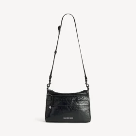 Herren-Messenger-Tasche „Explorer“ mit zwei Fächern in Schwarz