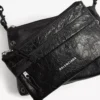 Herren-Messenger-Tasche „Explorer“ mit zwei Fächern in Schwarz Herren-Messenger-Tasche „Explorer“ mit zwei Fächern in Schwarz
