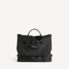 Herren-Messenger-Tasche im Army-Stil in Schwarz