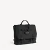 Herren-Messenger-Tasche im Army-Stil in Schwarz