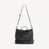 Herren-Messenger-Tasche im Army-Stil in Schwarz