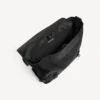 Herren-Messenger-Tasche im Army-Stil in Schwarz