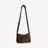 Herren-Messenger-Tasche „Le City“ mit Klappe, klein, in Hell-Espresso