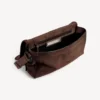 Herren-Messenger-Tasche „Le City“ mit Klappe, klein, in Hell-Espresso