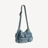 Herren-Messengertasche „Superbusy“ in Vintage-Blau Herren-Messengertasche „Superbusy“ in Vintage-Blau
