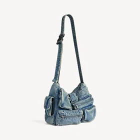Herren-Messengertasche „Superbusy“ in Vintage-Blau Herren-Messengertasche „Superbusy“ in Vintage-Blau