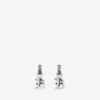 Herren-Ohrringe „Melrose B“ in XS, antikes Silber Herren-Ohrringe „Melrose B“ in XS, antikes Silber