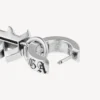 Herren-Ohrringe „Melrose B“ in XS, antikes Silber Herren-Ohrringe „Melrose B“ in XS, antikes Silber