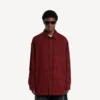 Herren-Overshirt in Rot