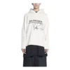 Herren-Pullover Balenciaga x RuPaul Crossover FW21 mit Alphabet-Print, cremeweiß 670946TLV569057