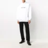 Herren-Pullover mit Balenciaga-Logo, Oversize, Weiß 570811TIV559040