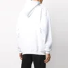 Herren-Pullover mit Balenciaga-Logo, Oversize, Weiß 570811TIV559040