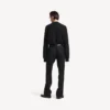 Herren-Pullover mit Rundhalsausschnitt in Schwarz